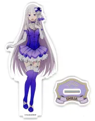 【中古】アクリルスタンド・アクリルパネル エミリア アクリルスタンドフィギュア 「くじ引き堂 TVアニメ Re：ゼロから始める異世界生活 オンラインくじ ミュージカル風ver.」 B-1賞