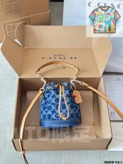 COACH デンプシー ミニバケットバッグ ? 14×16.5×9cm [本日特価|新品未使用品]-WT0輸入-JM79
