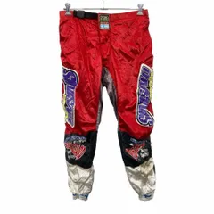 シニサロSINISALO バイクパンツプロテクター赤白 シニサロSINISALO バイクパンツプロテクター赤白