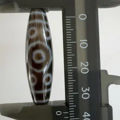 【E26665】 No.11 十一眼天珠 十一眼 チベット 天珠 ジービーズ  天然石 瑪瑙 アゲート メノウ めのう パワーストーン アクセサリー