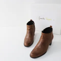 franche lippee フランシュリッペ うしろくまショートブーツ S/ブラウン 靴 ローヒール【2400013460514】のサムネイル