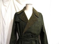 英国製ビンテージ 94年製 Barbour Trench Coat トレンチコート 38インチ 3ワラント 3クレスト バブアー オイルドコート ユニセックス