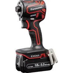 パナソニック Panasonic 18V 5Ah インパクト ドライバー (赤) EZ1PD1J18D-R 大工 建築 建設 電気 電設 電気 工事 締め付け 内装 造作 DIYのサムネイル