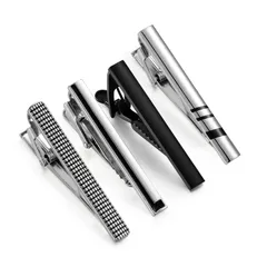 [wynameleri] 上品なネクタイピン 4本セット おしゃれ ネクタイピン セット メンズ シンプルでいておしゃれ感 誕生日プレゼント 結婚式等 プレゼント