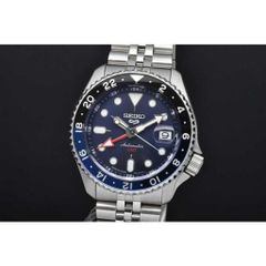 セイコー SBSC003 セイコー5スポーツ SKX スポーツスタイル GMT メンズ SS オートマ 4R34 裏スケ ブルー文字盤【正規品】
