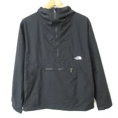 美品 THE NORTH FACE ノースフェイス コンパクトアノラック マウンテンパーカー NP22333 サイズM ブラック メンズ 古着 中古 USED