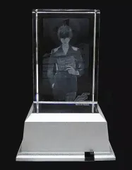 【中古】小物(キャラクター) [単品] 主人公 3Dクリスタルセット 「PS4/PS3ソフト ペルソナ5 20thアニバーサリー・エディション ファミ通DXパック 3Dクリスタルセット」 エビテン限定セット同梱特典