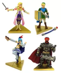 【中古】トレーディングフィギュア 全4種セット 「ゼルダ無双 スタンドフィギュア」