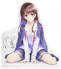 [중고] 소품(캐릭터) 카토 메구미 라스트원 Ver. 특대 패널 롱 헤어 Ver