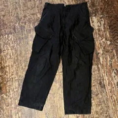 blurhms ブラームス イギリス軍サンプリング パンツ サイズ2 BHS21SS20SS1BB ブラック【代官山02】のサムネイル