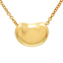 ティファニー Tiffany&Co. ビーン ネックレス K18YG 3.2g イエローゴールド エルサペレッティ レディース【中古】