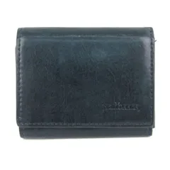 ニューヨーカー 三つ折り財布 レザー ウォレット ブランド メンズ ネイビー NEWYORKER 【中古】のサムネイル