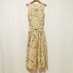 2024✨モラビト ロングワンピース ボタニカルガーデン 花柄 ベルト付き