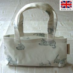 ミニバッグ　小物入れ ワンちゃんお散歩 アメニティポーチ Cutesie Bag 手提げかばん Hot Paws ＆ Trogg (Paw-8) Made in UK イギリス直輸入