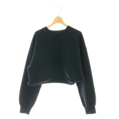 ドゥーズィエムクラス エブリデイアイライク EVERYDAY I LIKE Cropped スウェット プルオーバー トレーナー ショート丈 F 黒 Deuxieme Classe（ドゥーズィエムクラス）の「Cropped