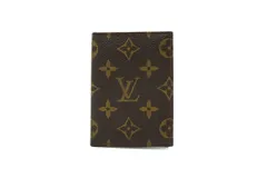 ルイ ヴィトン ポルト2 カルト ヴェルティカル 旧型 カード パスケース M60533 モノグラム LV PVCレザー 茶 ブラウン Louis Vuitton 3032k