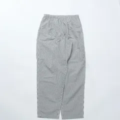 BURLAP OUTFITTER バーラップアウトフィッター TRACK PANT PRINTED WHITE/CHARCOAL STRIPE トラックパンツ ストライプ 機能性 新品