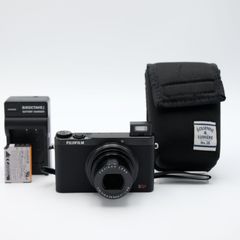 【動作確認済み】FUJIFILM XQ1 ブラック バッテリー/充電器（社外品）/社外収納ケース付き