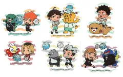 【中古】シール・ステッカー 全6種セット 「ハイキュー!! ちびゴジラコラボ トレーディングホロステッカー」