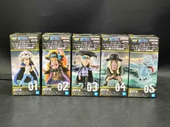 [全5種セット]バンプレスト ワンピース ワールドコレクタブルフィギュア -トラファルガー・ローVS黒ひげ海賊団- ワンピース