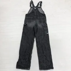194〓 BIG JOHN ビッグジョン WOLD WORKERS ワールドワーカーズ ペインターオーバーオール メンズ サイズM ダークグレー デニムオーバーオール 古着
