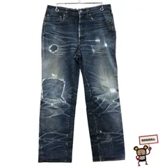 TOLQ転写デニムパンツ TOLQ転写デニムパンツ