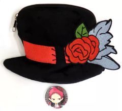 [중고] 가방 (캐릭터) 아카시 정주로 44mm 캔 배지가 달린 모자 형 파우치 [쿠로코의 농구 Vampire Party in J-WORLD TOKYO] 미니 게임 토마토 주스 만들기 게임 A상