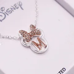 ネックレス　ディズニー　ミニーマウス　シルバーカラー　Disney