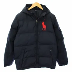 ポロ ラルフローレン POLO RALPH LAUREN ダウンジャケット ビッグポ二ー アウター XL 18-20 紺 IT03945310963 /TK ■MU