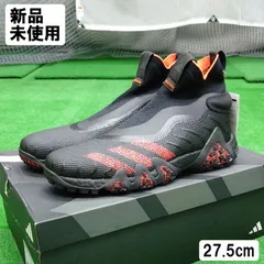 新品未使用 アディダスゴルフ コードカオス レースレス ブースト ゴルフ 27.5cm ブラック/レッド ゴルフシューズ スパイクレス【OUTLET品】1点限り