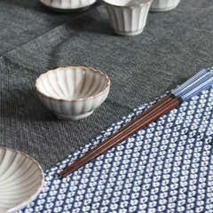 ボウル 7cm 風雅 月白 皿 和食器 磁器 日本製 （ 豆鉢 白 食洗機対応 電子レンジ対応 お皿 オーブン対応 耐熱 白い食器 輪花 鉢 しのぎ 丸鉢 深皿 薬味 醤油 たれ つゆ 和モダン 豆皿 ）