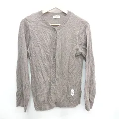 ◇ ⊇ SM2 サマンサ モスモス 長袖 カーディガン サイズF ブラウン系 レディース E  【1503050049375】