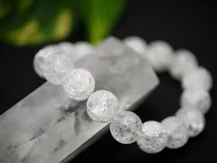 クラック水晶AAA 12mm ブレスレット/天然石
