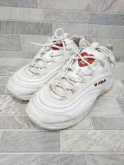◇ Θ FILA フィラ UFW22116-125 FILARAY HEART スニーカー サイズ24.0ｃｍ ホワイト系 レディース E 【1507100008954】