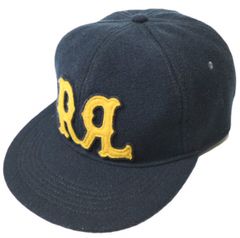 RRL ダブルアールエル 1930S WOOL BASEBALL CAP ウールフェルト ベースボールキャップ 782908660001 L(61cm) NAVY Double RL 帽子 g21884