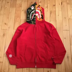 2025年最新】APE シャークパーカー 赤の人気アイテム - メルカリ