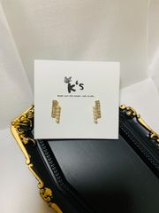 【K‘s store 2021】ピアス925  ジルコン　パールNo.130