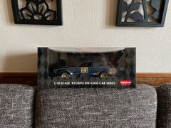 KYOSHO 1/18 Nissan Skyline GTR (KPGC110) Tokyo MotorShow1972 Blue Metallic
