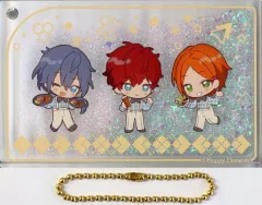 【中古】キーホルダー 椎名ニキ＆天城一彩＆葵ひなた スノードーム風リキッドアクリルキーホルダー 「あんさんぶるスターズ!! ENSEMBLE HOLIDAY!!×animatecafe」