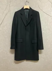 バレンシアガ BALENCIAGA ダブルロングコート オーバーサイズ シルク混 ○送料込○BALENCIAGA○オーバーサイズ トレンチコート