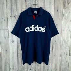 ☆旧タグ☆adidas☆アディダス☆ポロシャツ☆刺繍ワンポイント 
