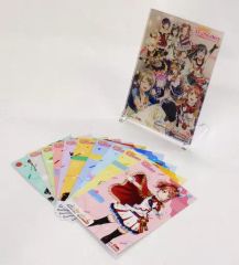 [중고] 잡화 집합 아크릴 패널 + L판 브로마이드 10장 세트 [러브라이브! 니지가사키 학원 스쿨 아이돌 동호회 2nd Live! Brand New Story & Back to the TOKIMEKI Blu-ray Memorial BOX] AO