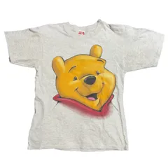 00s くまのプーさん くまのプー ディズニー古着 横顔ドンTシャツ