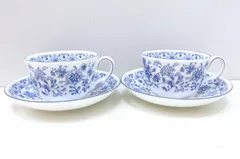 【213285】MINTON ミントン  シャリマー　カップ＆ソーサー　2客　ペアセット SHALIMAR