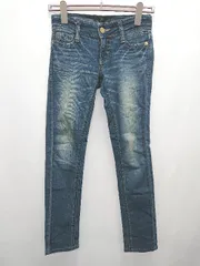 ◇ Θ C-SEVENTEEN シーセブンティーン デニム スキニー パンツ ジーンズ サイズ25×31 ネイビー レディース E  【1409250035531】