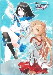 【中古】タオル・手ぬぐい(キャラクター) アスナ＆姫柊雪菜 B2マイクロファイバータオル 「PS4/PS3/PS Vitaソフト 電撃文庫 FIGHTING CLIMAX IGNITION」 電撃屋購入特典