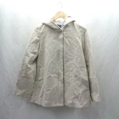 ◇ ⊇ SHIPS シップス ウール100% 長袖 コート サイズ38 ベージュ系 レディース E  【1503060045138】のサムネイル