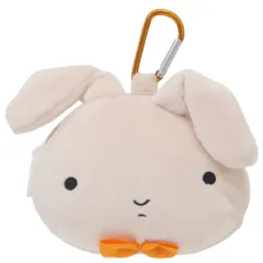クレヨンしんちゃん ミニポーチ カラビナ付きぬいぐるみファスナーマスコット ネネちゃんうさぎ ティーズファクトリー 小物入れ アニメキャラクター グッズ 