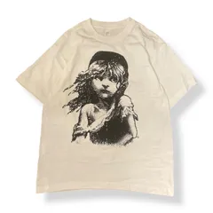 レ･ミゼラブル ★アートT ★ムービーT ★ミュージカル　★古着　★モノトーン　★レミゼラブル　★白　★ホワイトのサムネイル