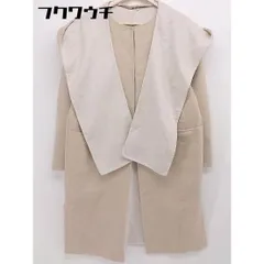 ■ ◎ LAISSE PASSE レッセパッセ フード付き 長袖 コート サイズ38 ベージュ系 レディース  【1105140007038】